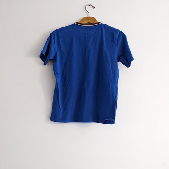 Tommy Hilfiger Royal Blue T-Shirt Size L 16/18 - Picture 3 of 6